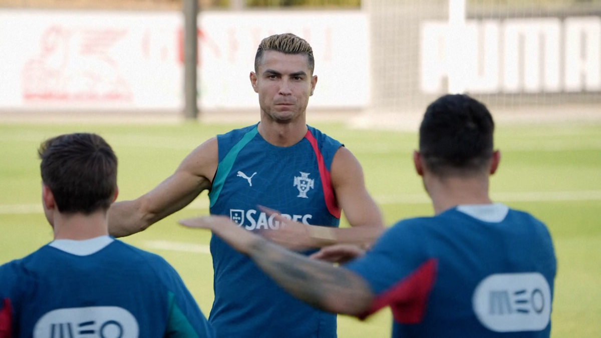 Los detalles del último entrenamiento de Cristiano Ronaldo con Portugal