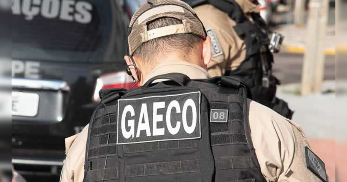 Gaeco faz operação contra esquema de lavagem de dinheiro do tráfico de drogas
