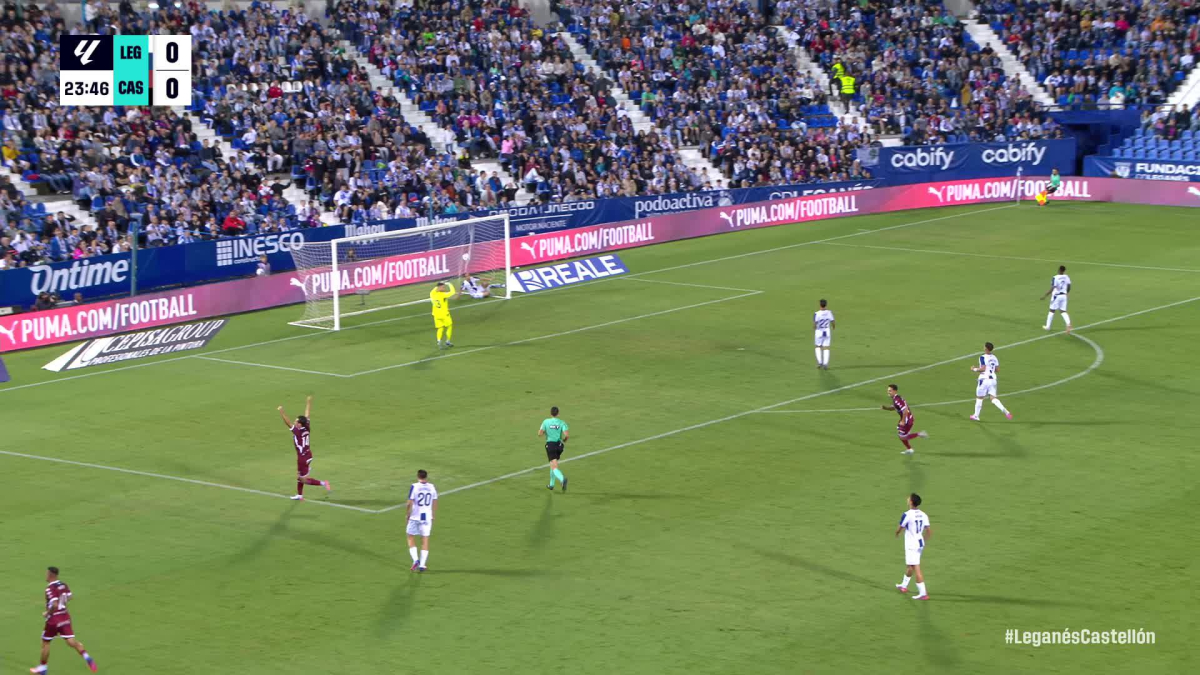 El grave error de Luca Zidane tras dos paradones que provocó el golazo de Suero