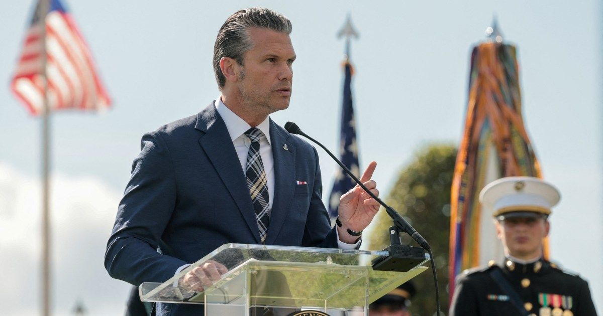 Hegseth to cut number of US general and admiral positions by 20% | Al Jazeera News