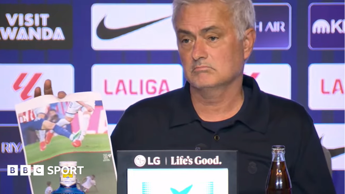 Jose Mourinho: Atletico Madrid hit back at Real Madrid boss over referee complaints