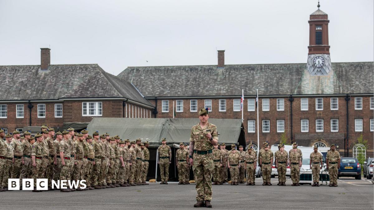 Catterick Garrison military barracks fire could burn through night