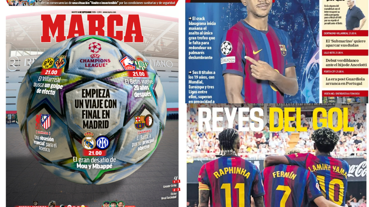 Las portadas del día: empieza un viaje con final en Madrid