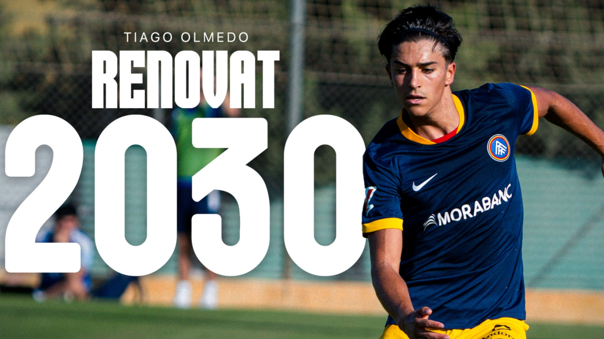 Piqué blinda al juvenil Tiago Olmedo hasta junio de 2030