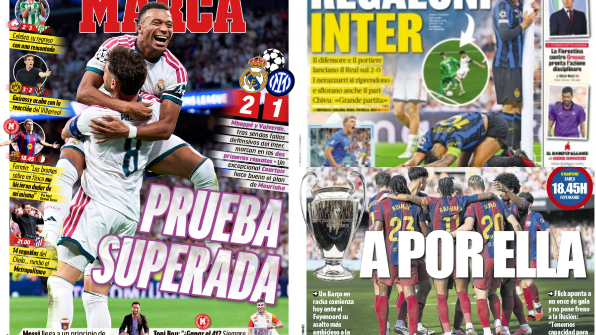 Las portadas del día: prueba superada, regalos…