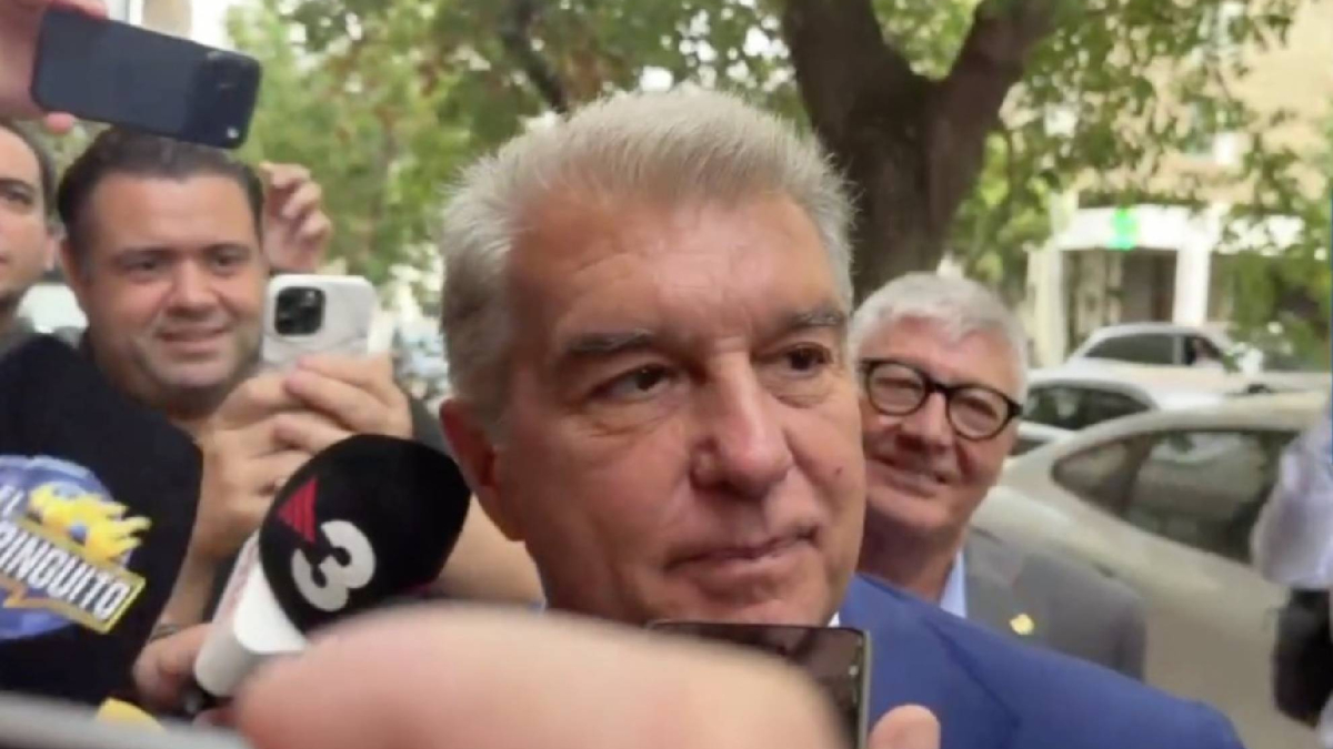 Laporta y las quejas arbitrales de Mourinho: "Mientras no se pase de la raya"