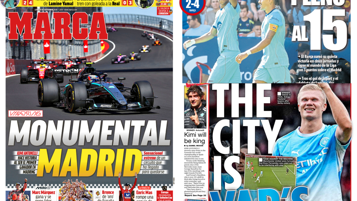 Las portadas del día