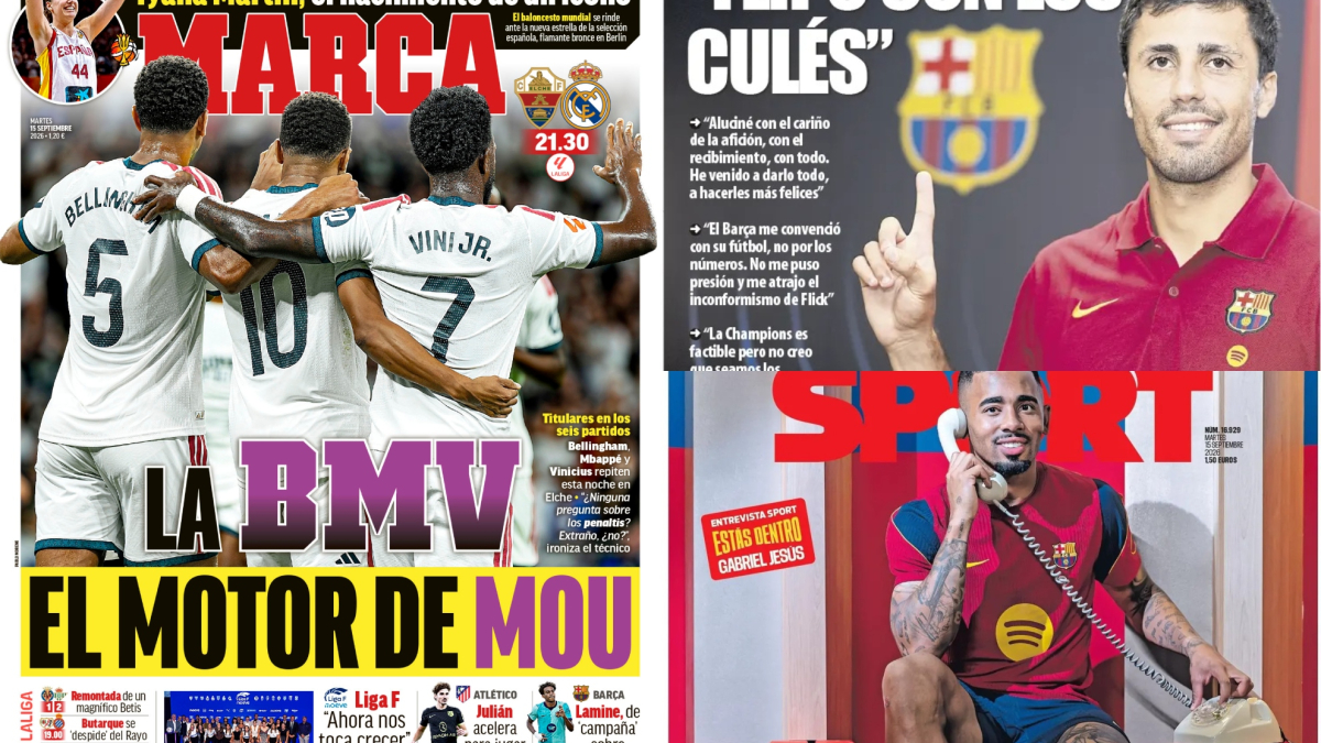 Las portadas del día: el motor de Mou