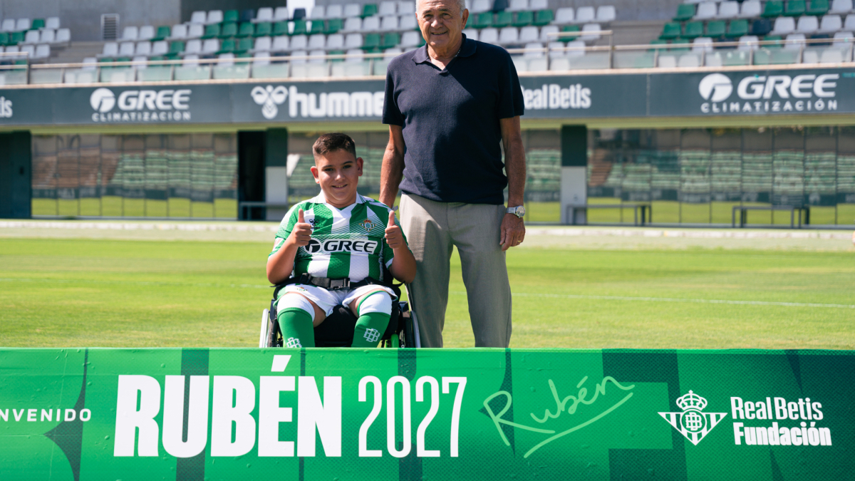 Rubén, nuevo fichaje estrella de la Fundación del Betis