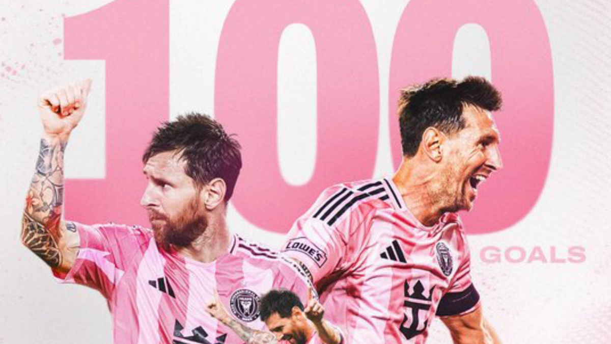 Messi mete su gol 100 con el Inter Miami y gana la Campeones Cup