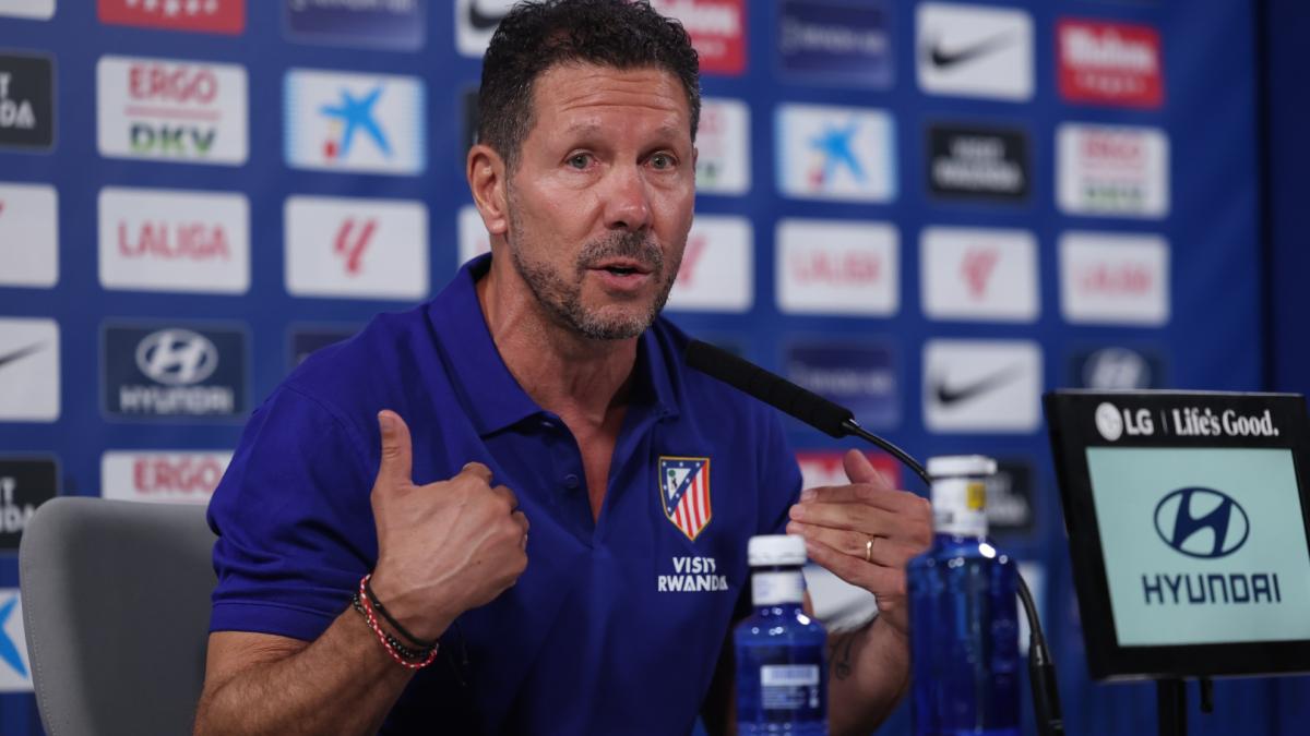Simeone da las claves para el derbi: “Calma y seguridad”