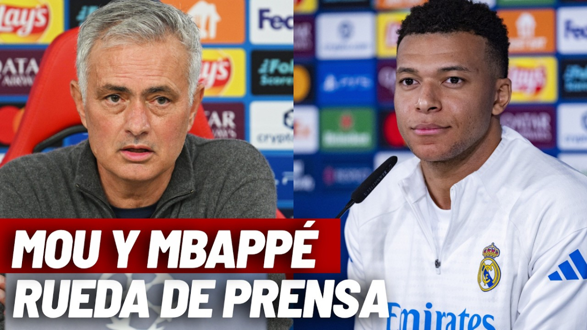 Rueda de prensa de Mourinho y Mbappé, en directo