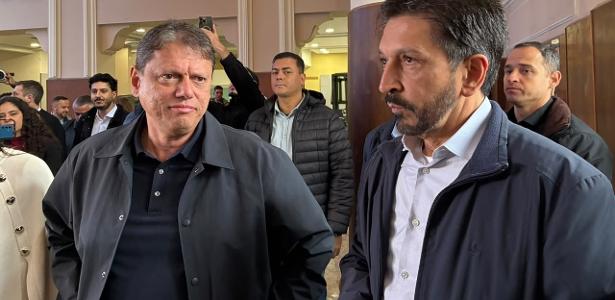 Justiça eleitoral veta propaganda de Tarcísio com participação de Nunes