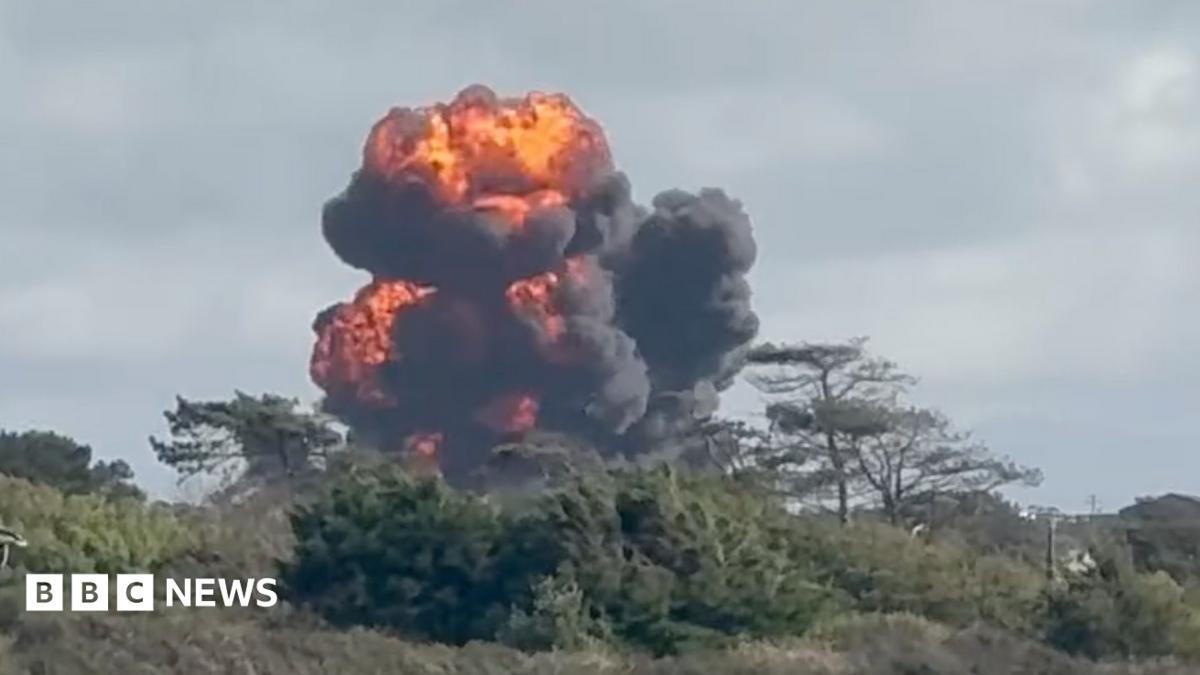 RAF plane crash on Anglesey as two pilots eject