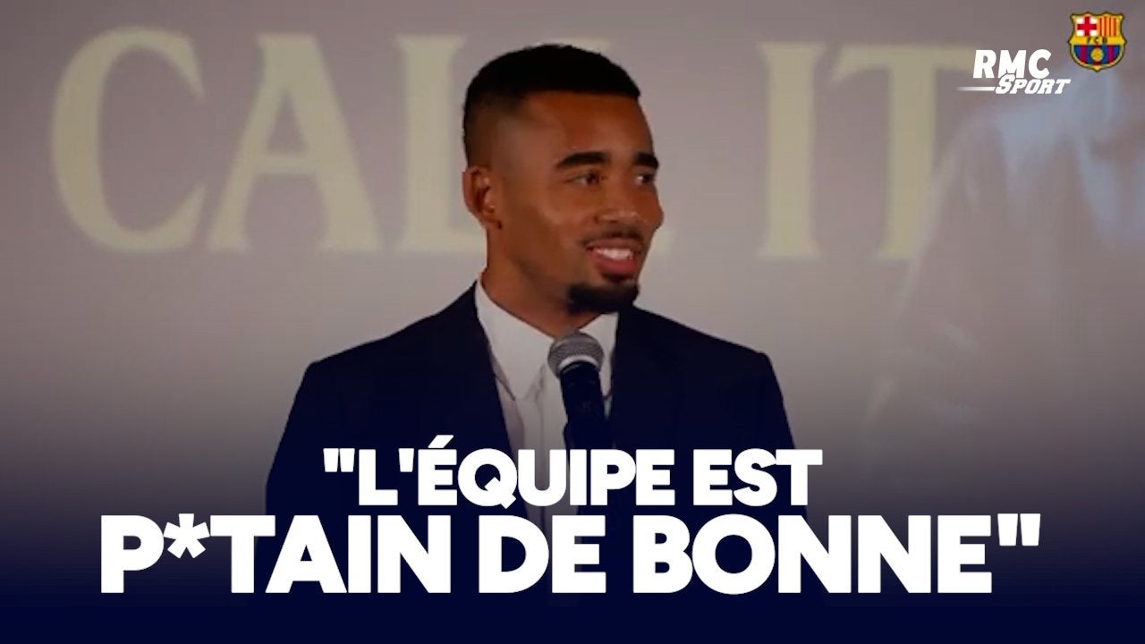 “L’équipe est p*tain de bonne”, Gabriel Jesus sans filtre lors de sa présentation