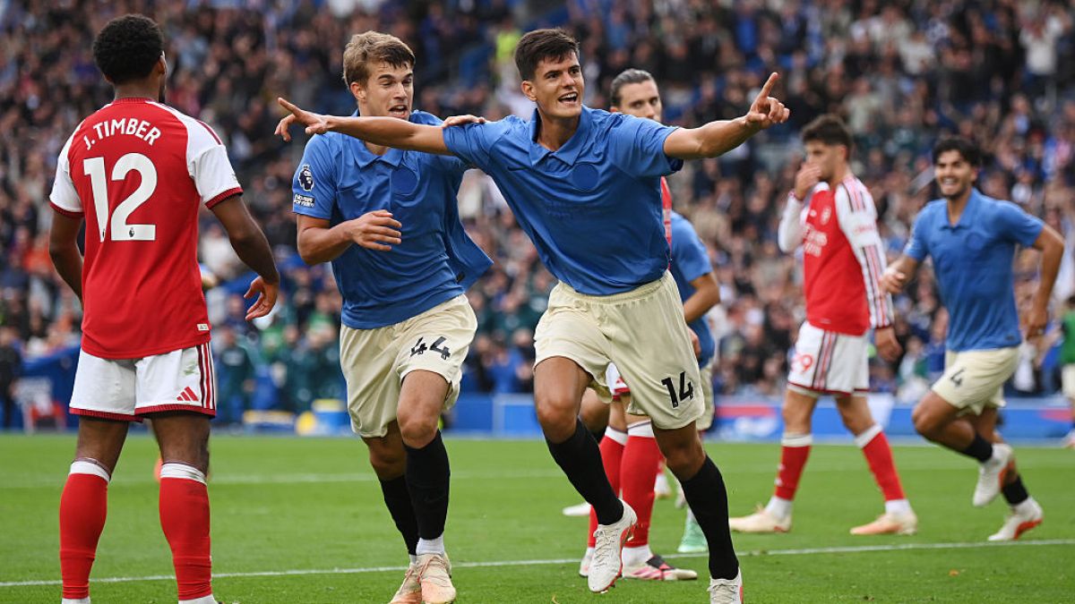 Brighton beat Arsenal 3-0 as Man City top Premier League without playing | Football
