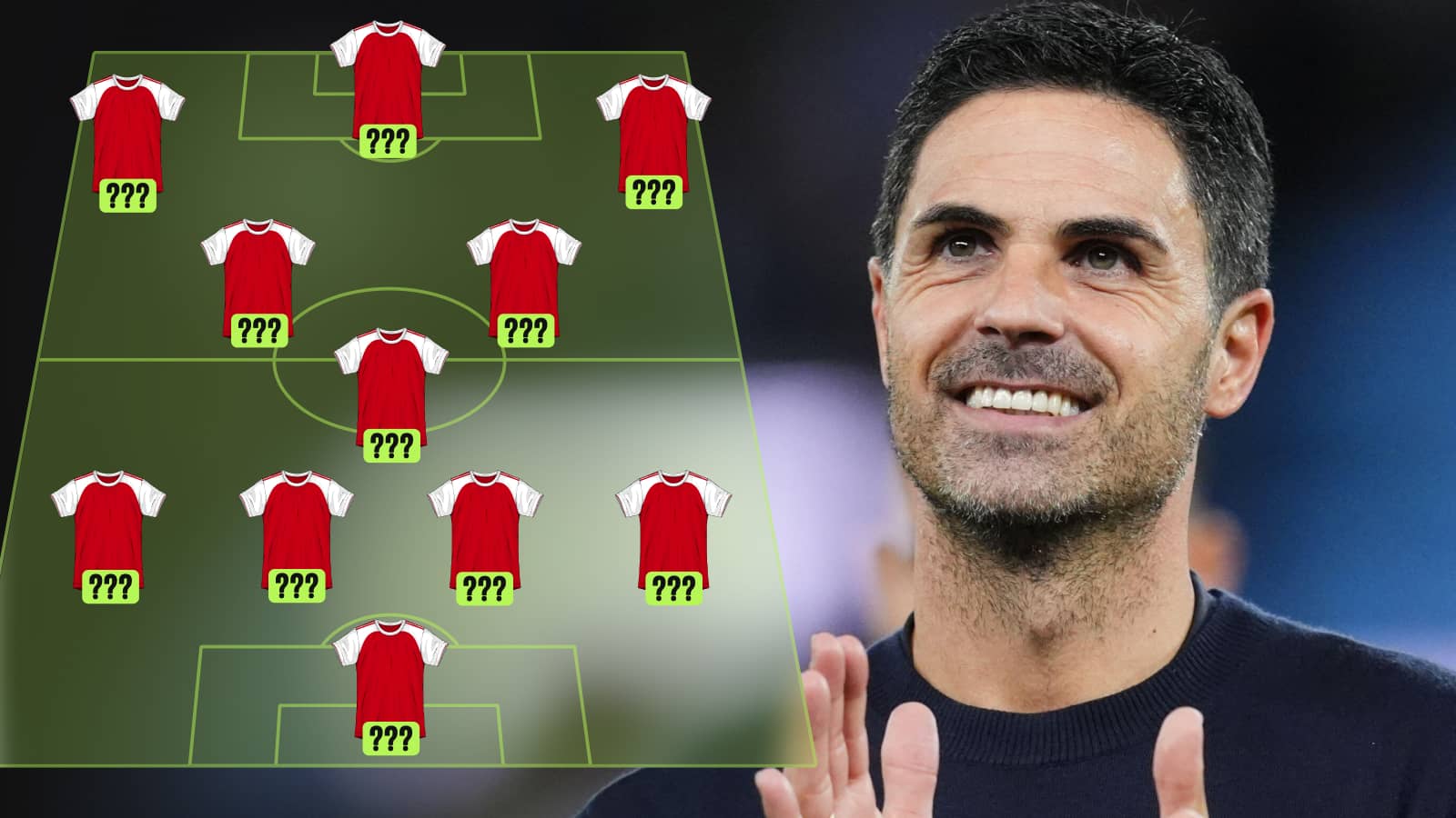 Arteta forced into one change