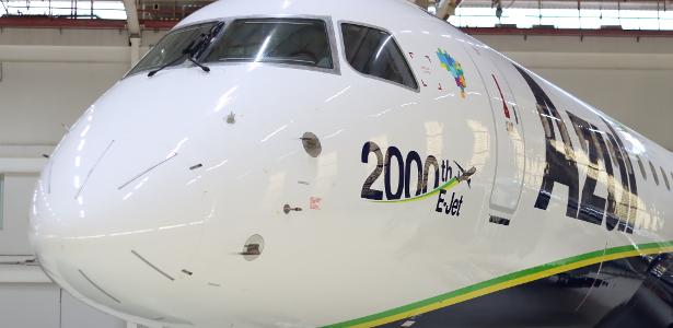 Embraer entrega 2.000º E-Jet, da 3ª família de jatos mais vendida