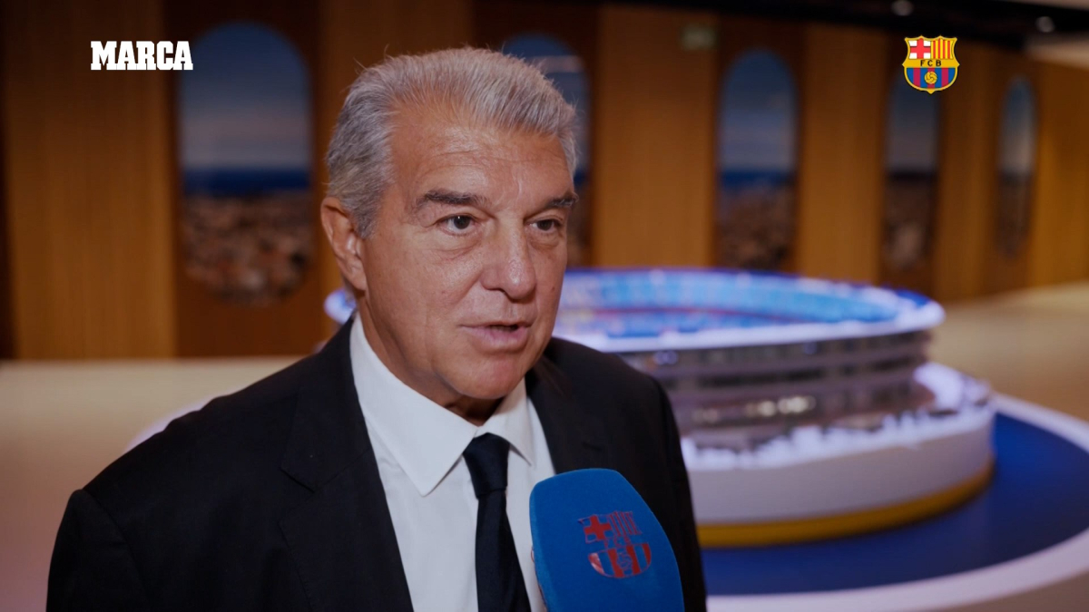 Joan Laporta: "Es un orgullo inmenso para el Barcelona y para todos los barcelonistas acoger la final"