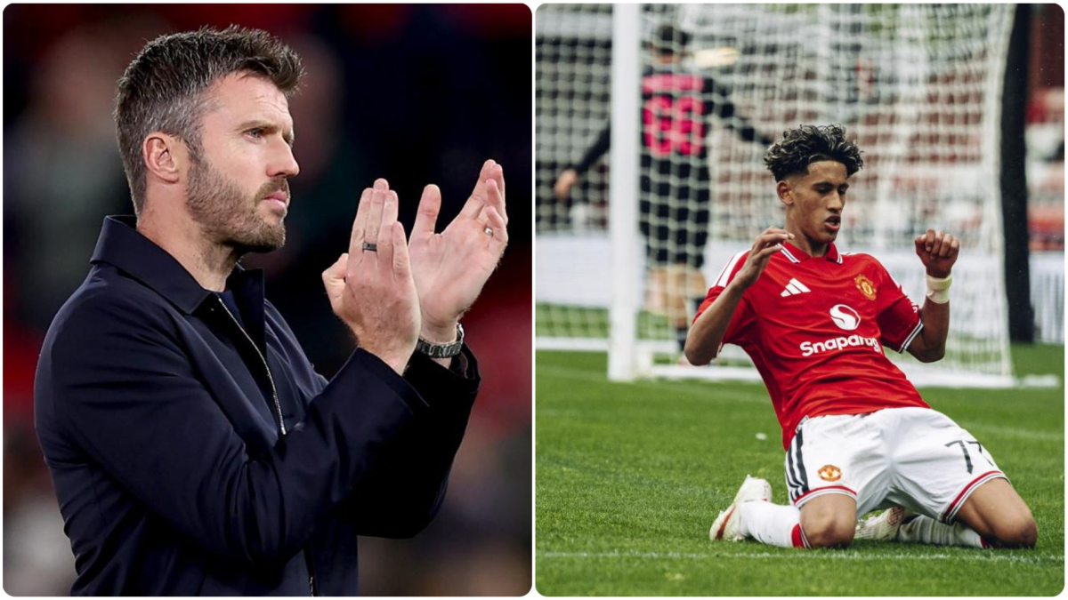 Carrick explica por qué el United está siendo cauteloso con JJ Gabriel