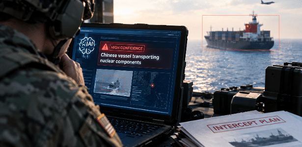 Relatório com IA quase levou EUA a atacar navio chinês