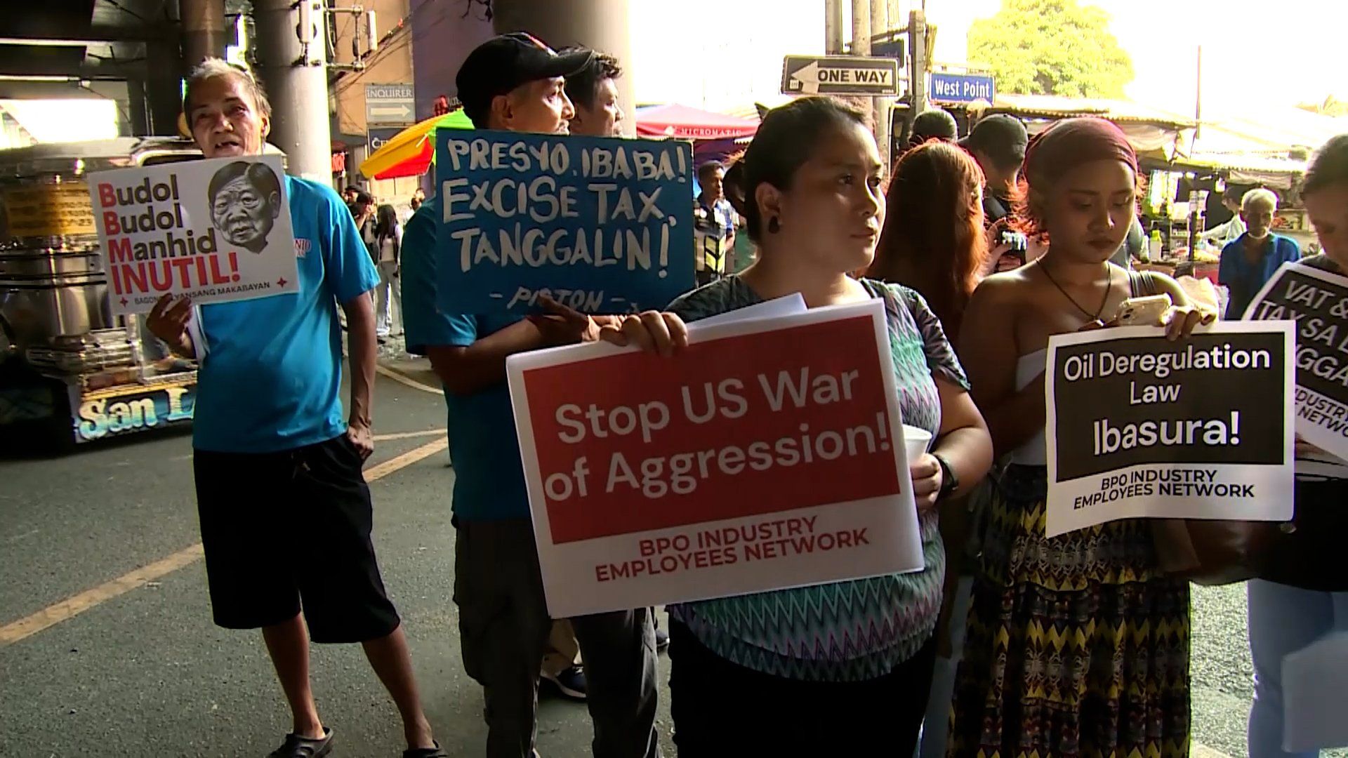 Public transport drivers strike in Manila over soaring fuel prices | Protests