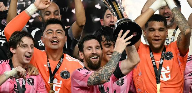 Messi marca 100º gol, Inter Miami vence Cruz Azul e conquista título pela 1ª vez