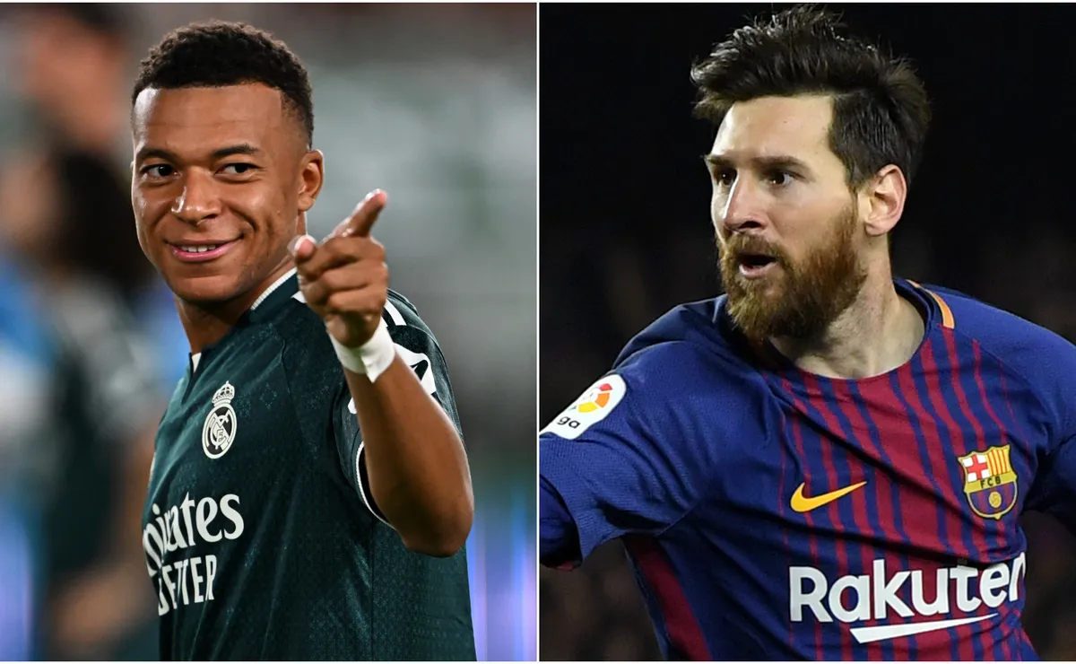 Kylian Mbappe vs Lionel Messi: How long did each take to score against every La Liga team in single season?