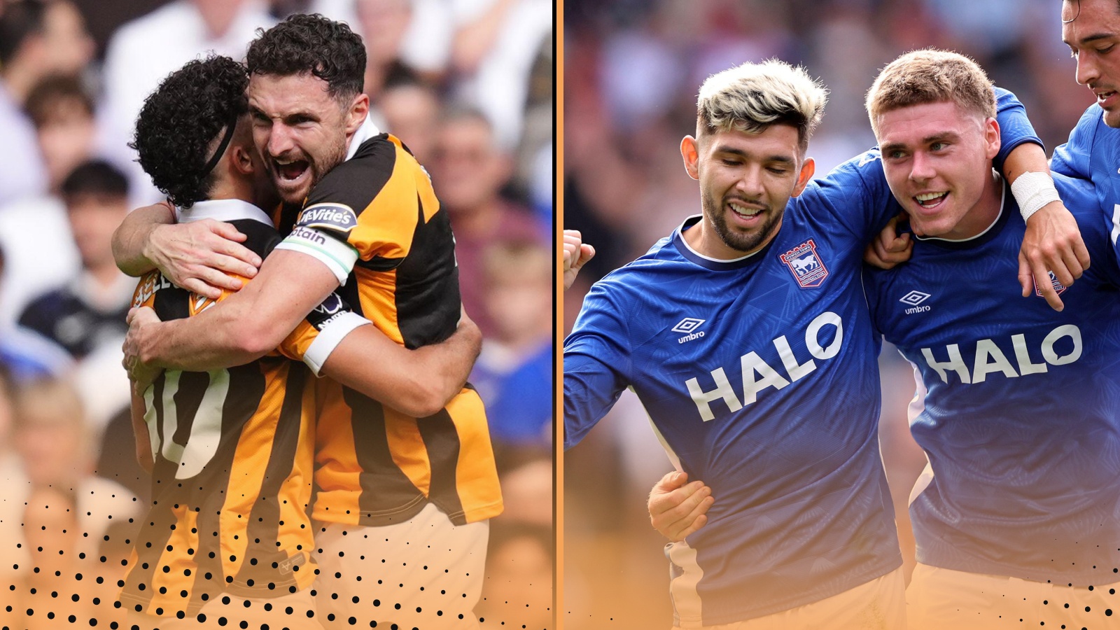 How close are Hull and Ipswich to setting a points record for promoted sides?