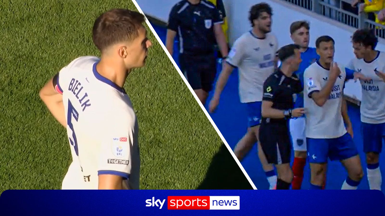 Krystian Bielik: Hampshire Police investigating incident between Cardiff midfielder and Portsmouth supporter | Football News