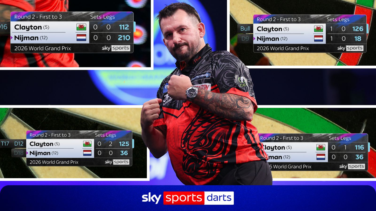 Clayton puts on ton-plus finishing MASTERCLASS!