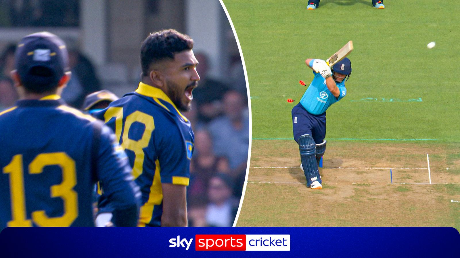 Duckett goes for a DUCK as Sri Lanka strike early!