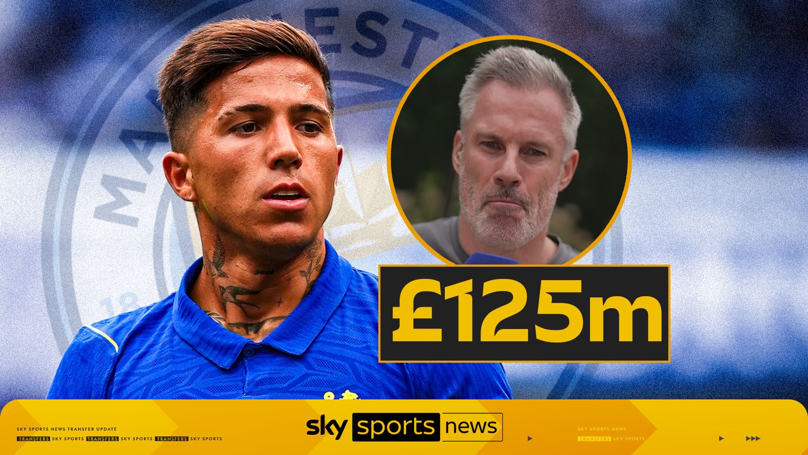 Carra: Enzo signing makes Man City Arsenal's closest title challengers