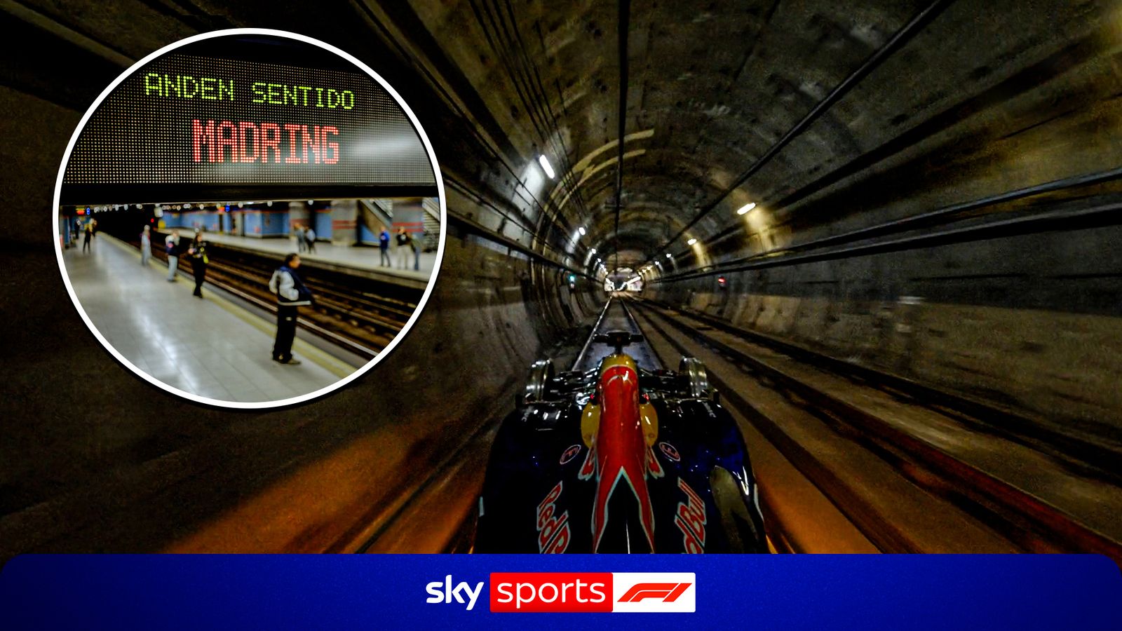 Next stop Madrid! Red Bull take to the Metro in epic first-of-its-kind stunt