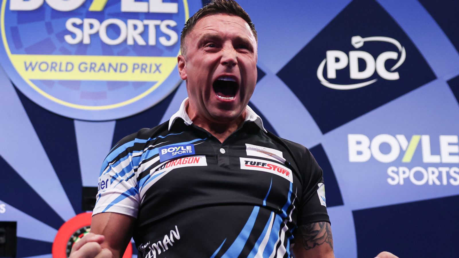 World Grand Prix: Gerwyn Price books all-Welsh quarter-final with Jonny Clayton as Nathan Aspinall breezes through | Darts News