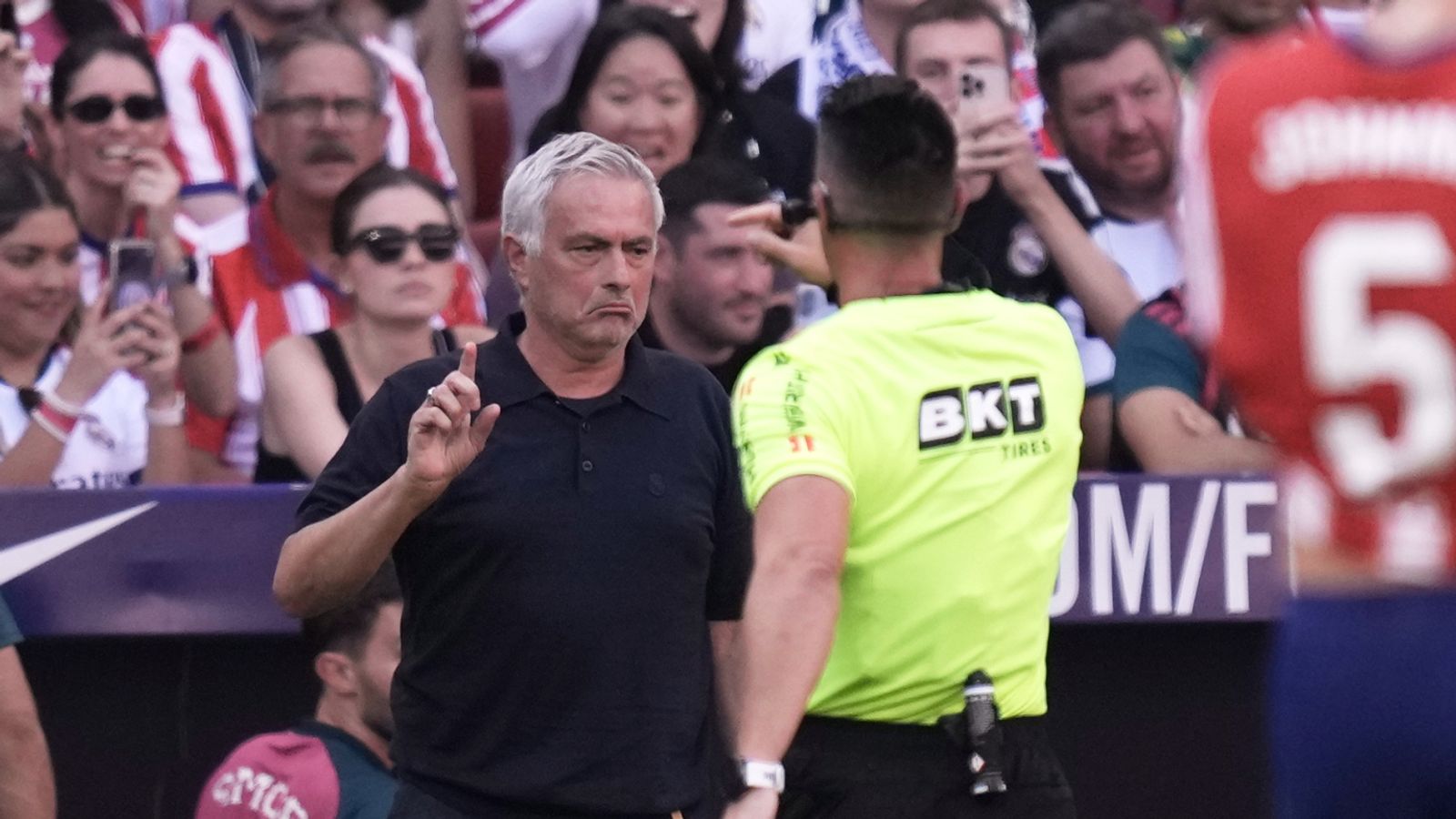 Jose Mourinho: Real Madrid boss holds up pictures of referee errors in press conference after defeat to Atletico Madrid | Football News