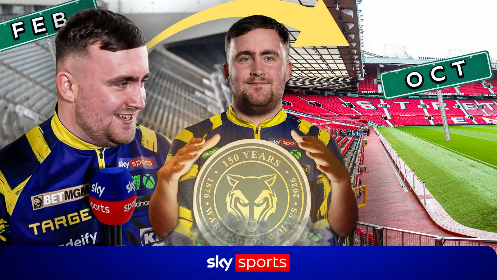 'Warrington WILL go to Old Trafford' – Littler's SPOT-ON prediction back in Feb!