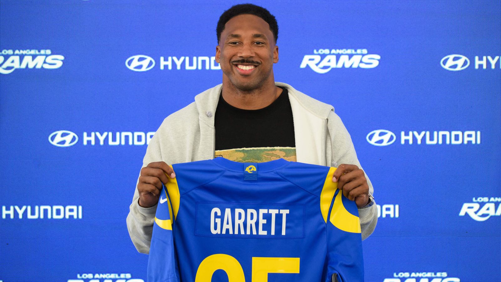 Myles Garrett: Los Angeles Ram pass rusher to undergo surgery and miss at least four weeks after being placed on injured reserve | NFL News