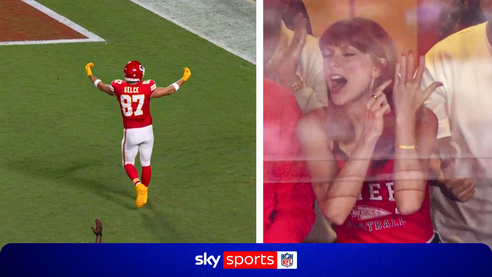 Taylor Swift sends message after record-breaking Kelce touchdown!