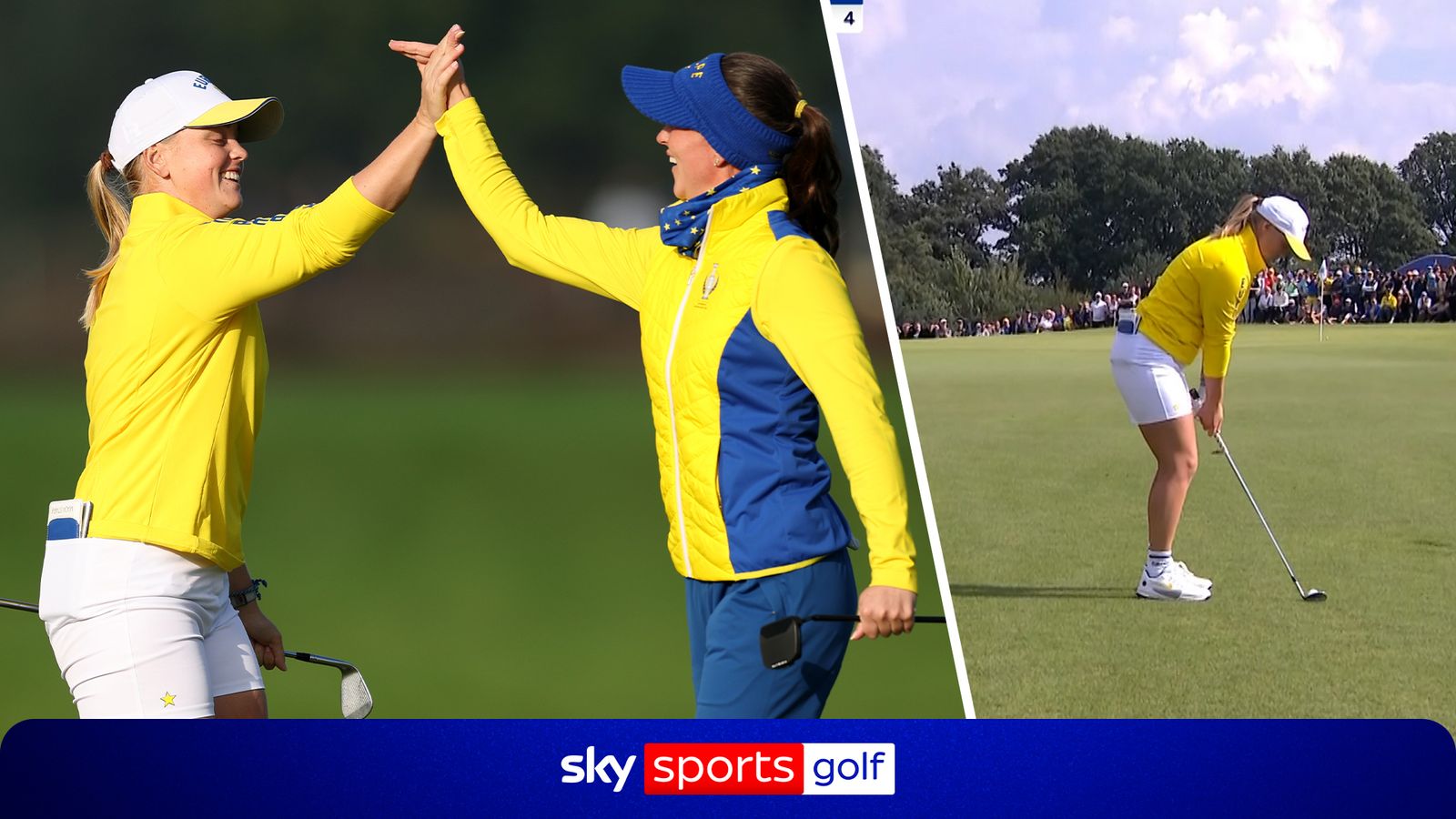 'UNBELIEVABLE!' – Stark starts her round off with a hole-out eagle!