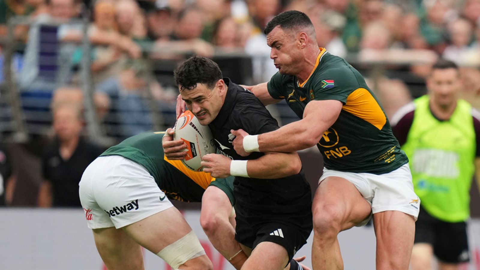 South Africa vs New Zealand LIVE! All Blacks hit back