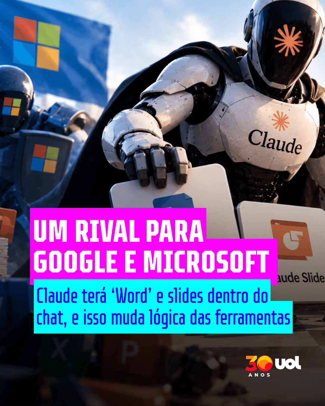 Claude terá 'Word' e slides dentro do chat, e isso muda muita coisa