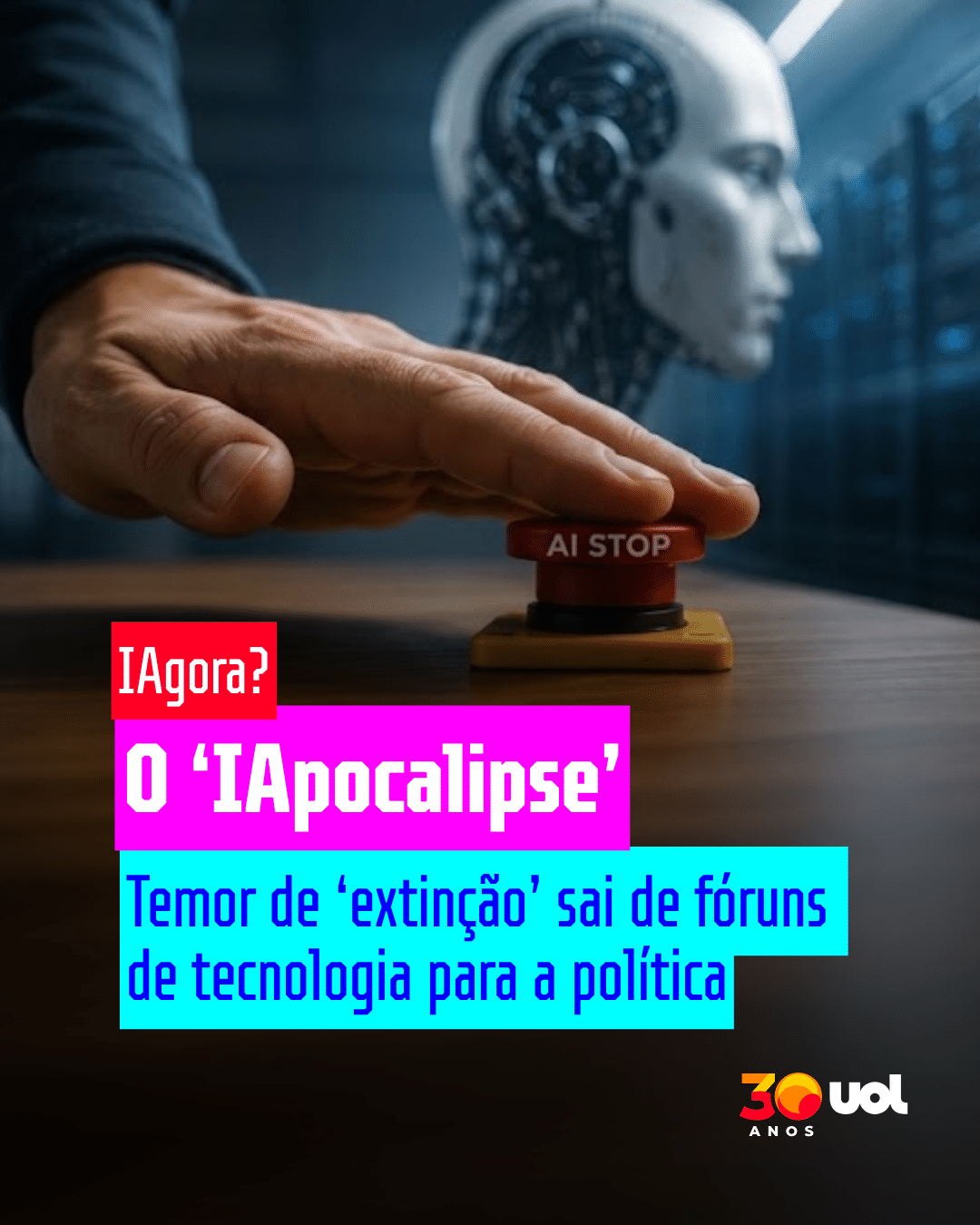 IApocalipse: temor de ?extinção? sai de fóruns de tecnologia para política
