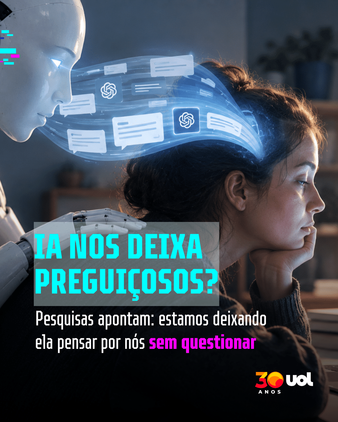 IA está nos deixando preguiçosos? Estudo têm más notícias sobre isso