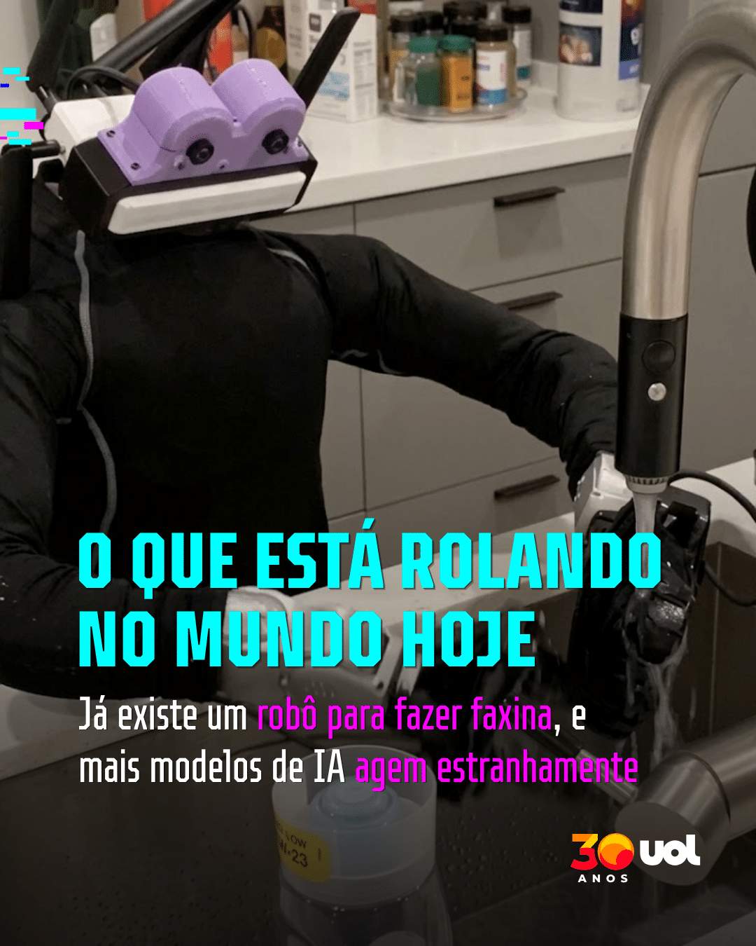 O que está rolando hoje: robôs fazem faxina e mais IA se 'desviando'
