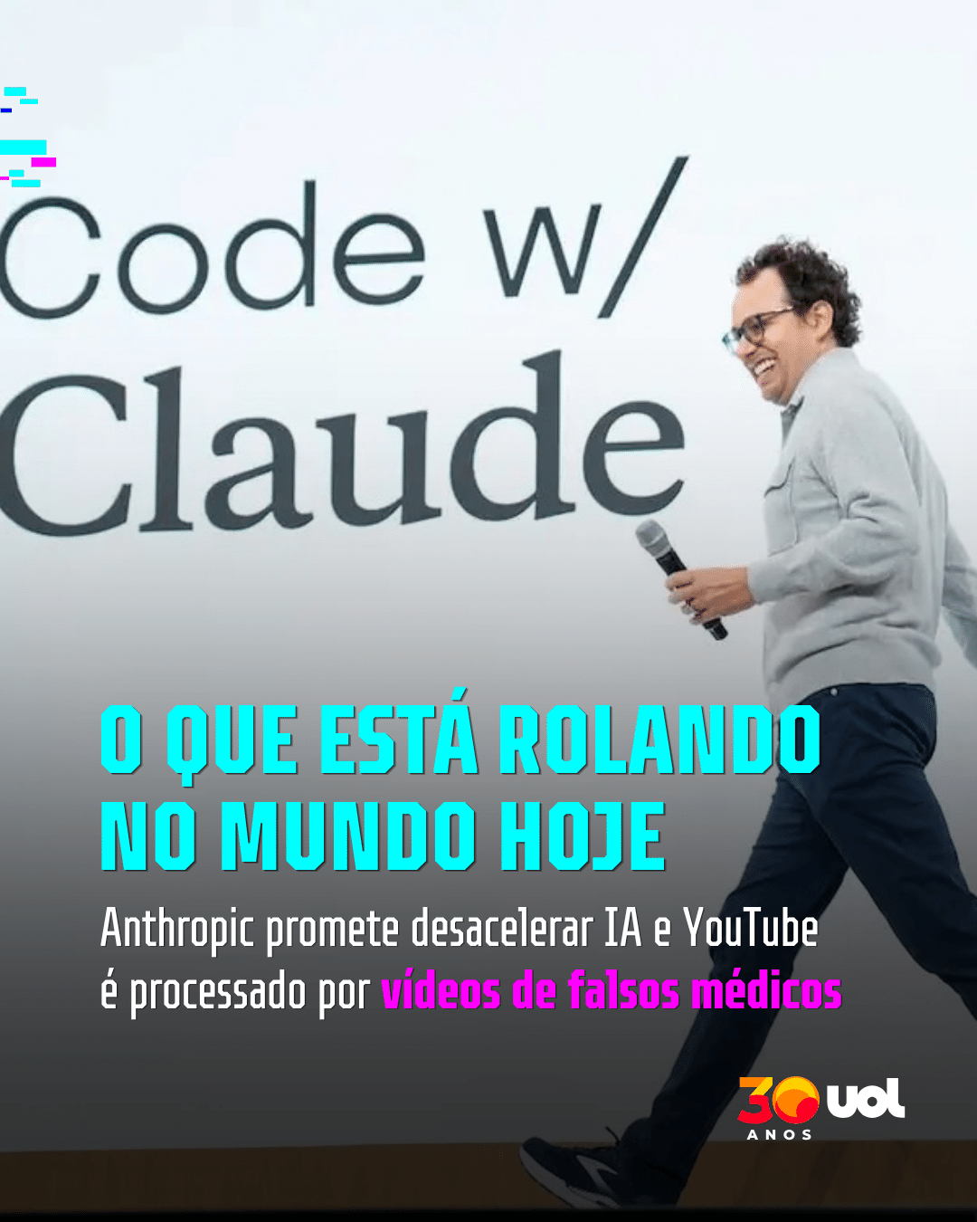 O que tá rolando hoje: Anthropic promete 'freio' e fake médicos no YouTube