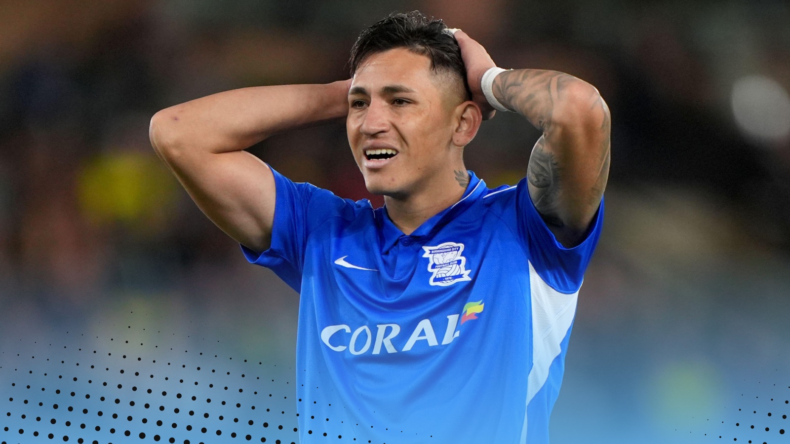 Birmingham City’s Luis Vazquez produces the worst miss of the season
