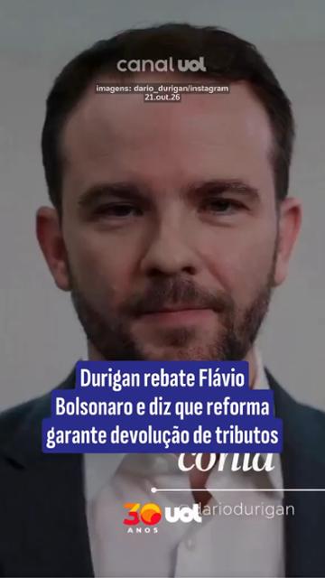 Durigan rebate Flávio e diz que reforma já garante devolução de tributos: 'Isso já é lei'