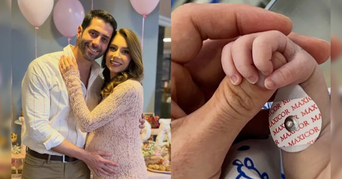 Morre aos 29 dias Aurora, filha do ex-BBB Marcelo Zagonel