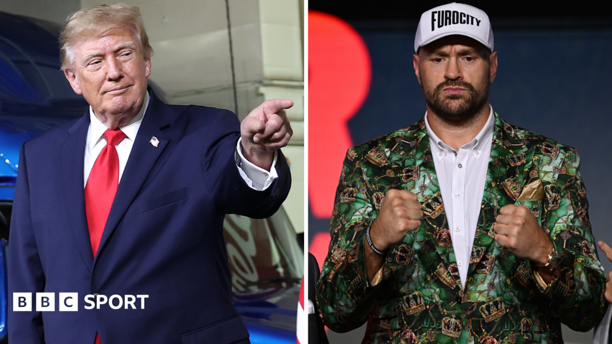 Fury vs Joshua: Tyson Fury plans to ask US president Donald Trump to lead ring walk with Anthony Joshua
